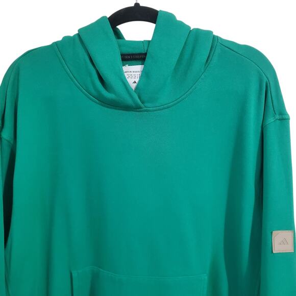 Adidas Golf Adicross Hooded Pullover Sweatshirt Green L - Picture 7 of 16